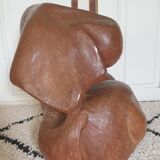 Abstract wooden sculpture