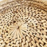 Basket made from woven banana leaves