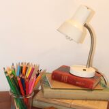 Lampe de bureau vintage blanche