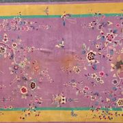 Chinese carpet in pure wool. Old 1920 . 272cm x 342cm