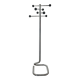 Chrome vintage coat stand / floor coat rack
