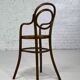 Children's high chair by Thonet model 1230 beginning of the century