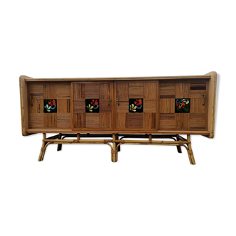 Sideboard in rattan