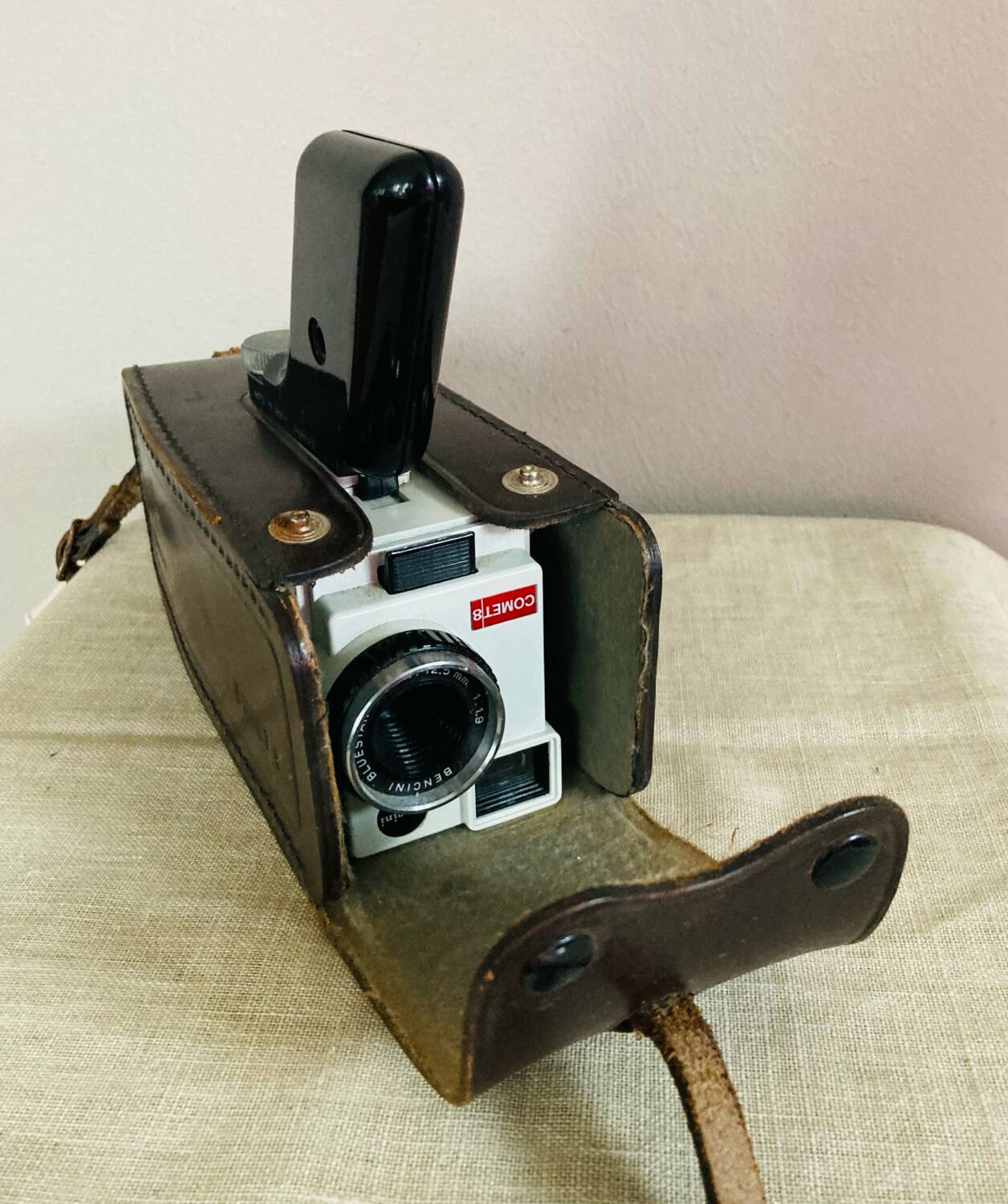 Bencini Bluestar Comet 8 camera, 1950s/60s, made in Italy