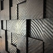Table "Dark Matter" straw marquetry