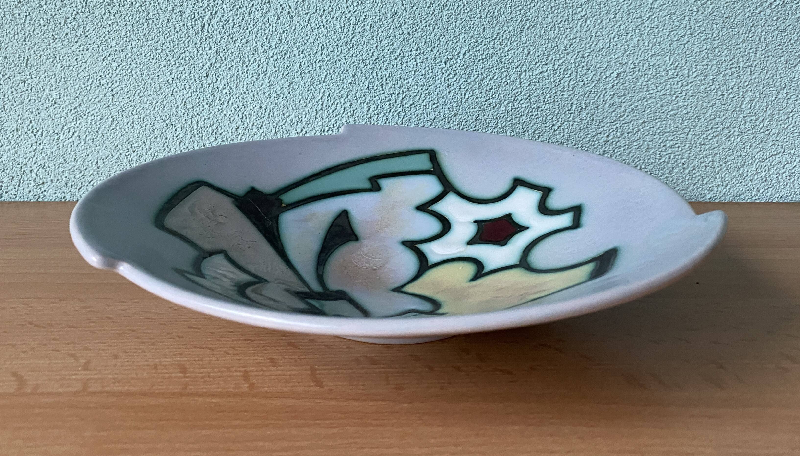 Flora Gouda ceramic serving plate decor Artistique