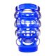 Mid-century modern vase, cobalt glass, Germany, 1950s