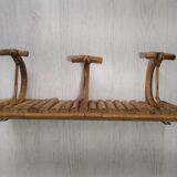 Rattan patère