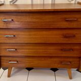 Commode vintage pieds compas