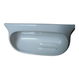 Vintage white bathroom wall shelf