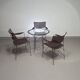 Beautiful dining set designed by Yuzuru Yamakawa. The chairs and table are
