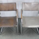 Set of four Bauhaus cantilever armchairs by Mart Stam, Italy
