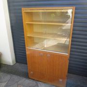 Vintage glass cabinet from the 60s
