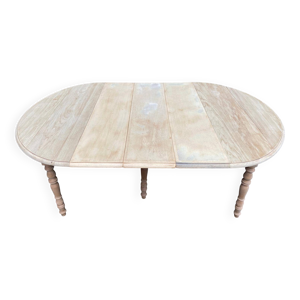 table à manger ronde - rallonges
