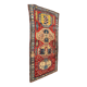 Vintage Caucasian Kazak carpet handmade USSR 1950 - wool on wool 255x120
