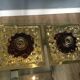 Pair Vintage Solken Leuchten Wall Sconces Mazzega Murano Glass 1960s