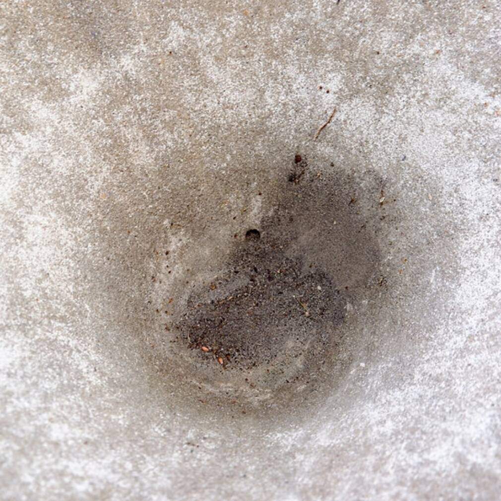 Mid-Century Style Outdoor Stone Planter