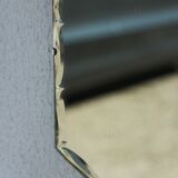 Rectangular beveled mirror - "biscuit"