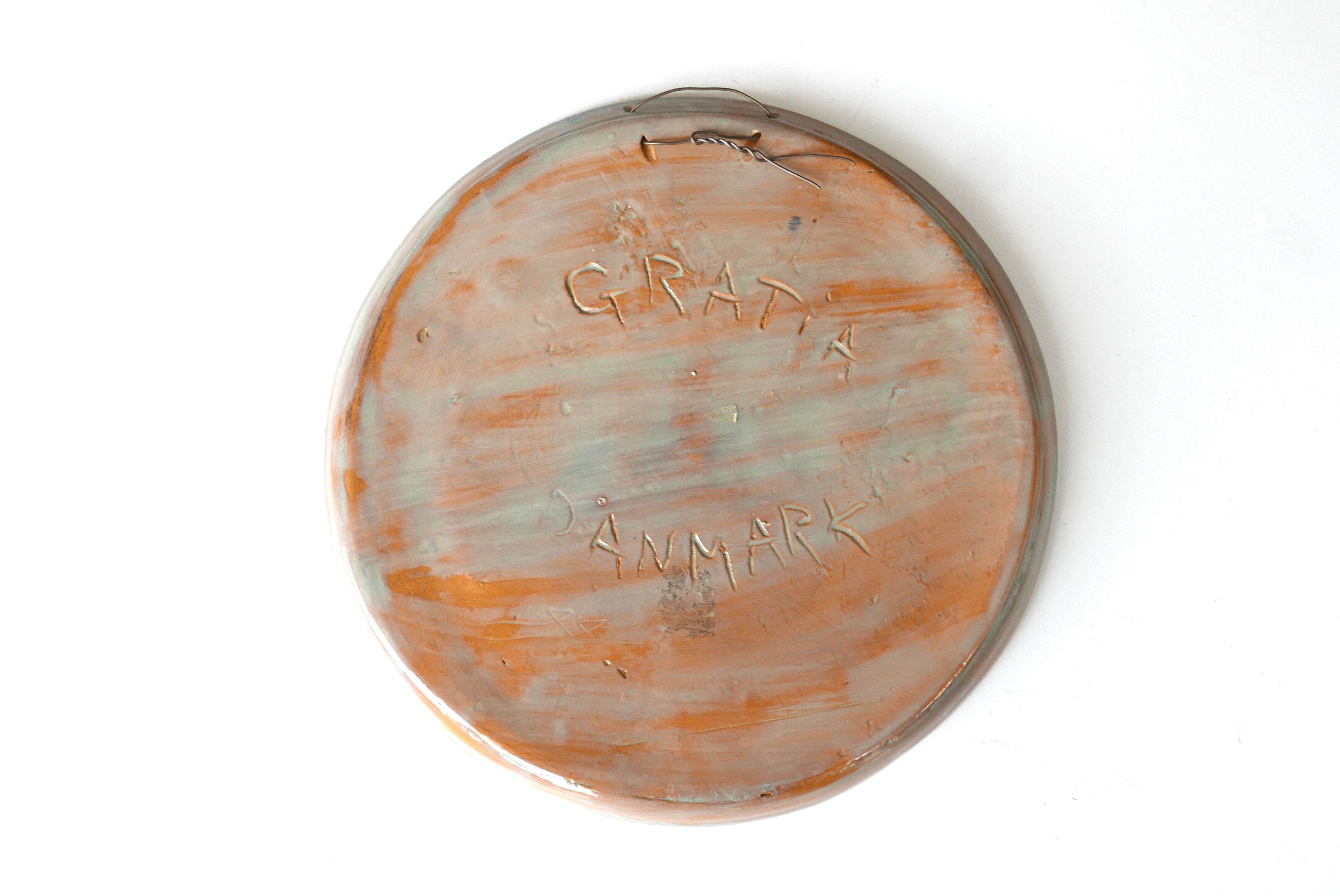 Gratia Denmark 'fish' plate, 1960s