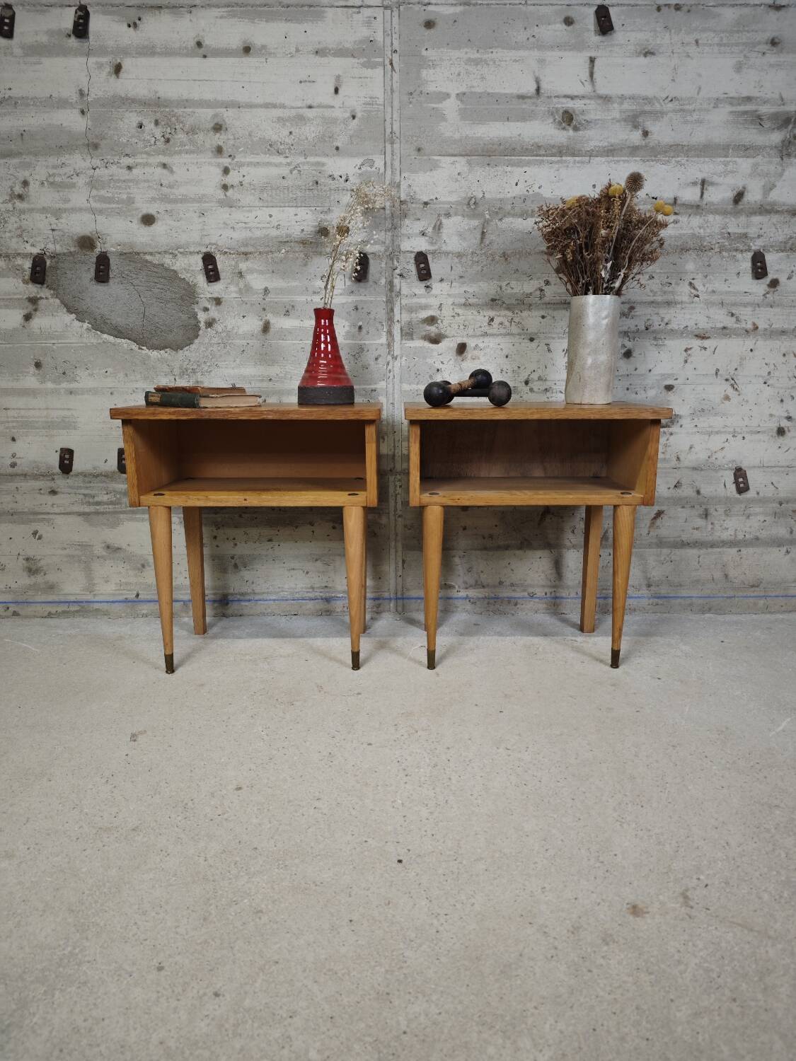 Paire de chevet vintage