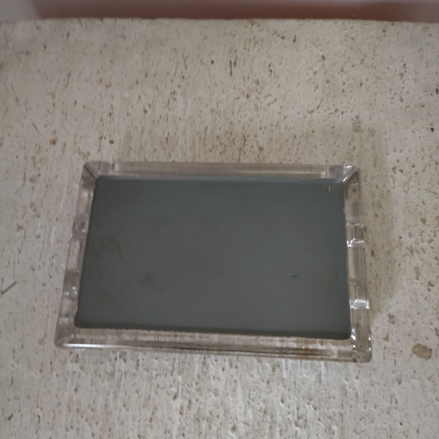 Ashtray Air France old glass planisphere