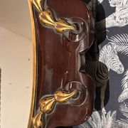 Miroir acajou 1950