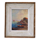 Oil on panel, seascape, vintage, R.U Rinaldi