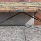 Folding workshop table