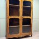 Louis xv style marquetry glass bookcase xix eme century