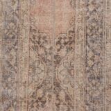 Vintage Turkish Oushak Rug Handwoven 67x692 cm