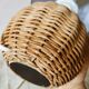 Wicker ball lamp