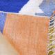 Custom-made traditional hand-woven wool Berber rug