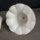 Pair of tulip lampshades in porcelain