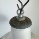 Industrial British White Enamel Factory Pendant Lamp from Benjamin, 1960s