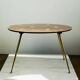 Oval coffee table from the 1950s by Ilse Möbel Germany.