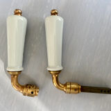 Porcelain door handles