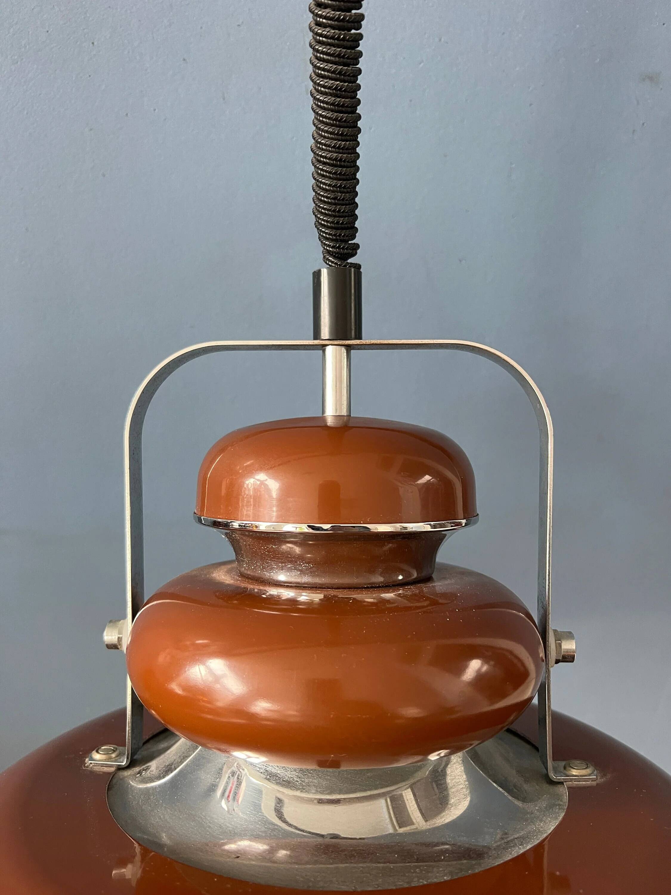 Suspension marron Space Age Mid-Century Anvia