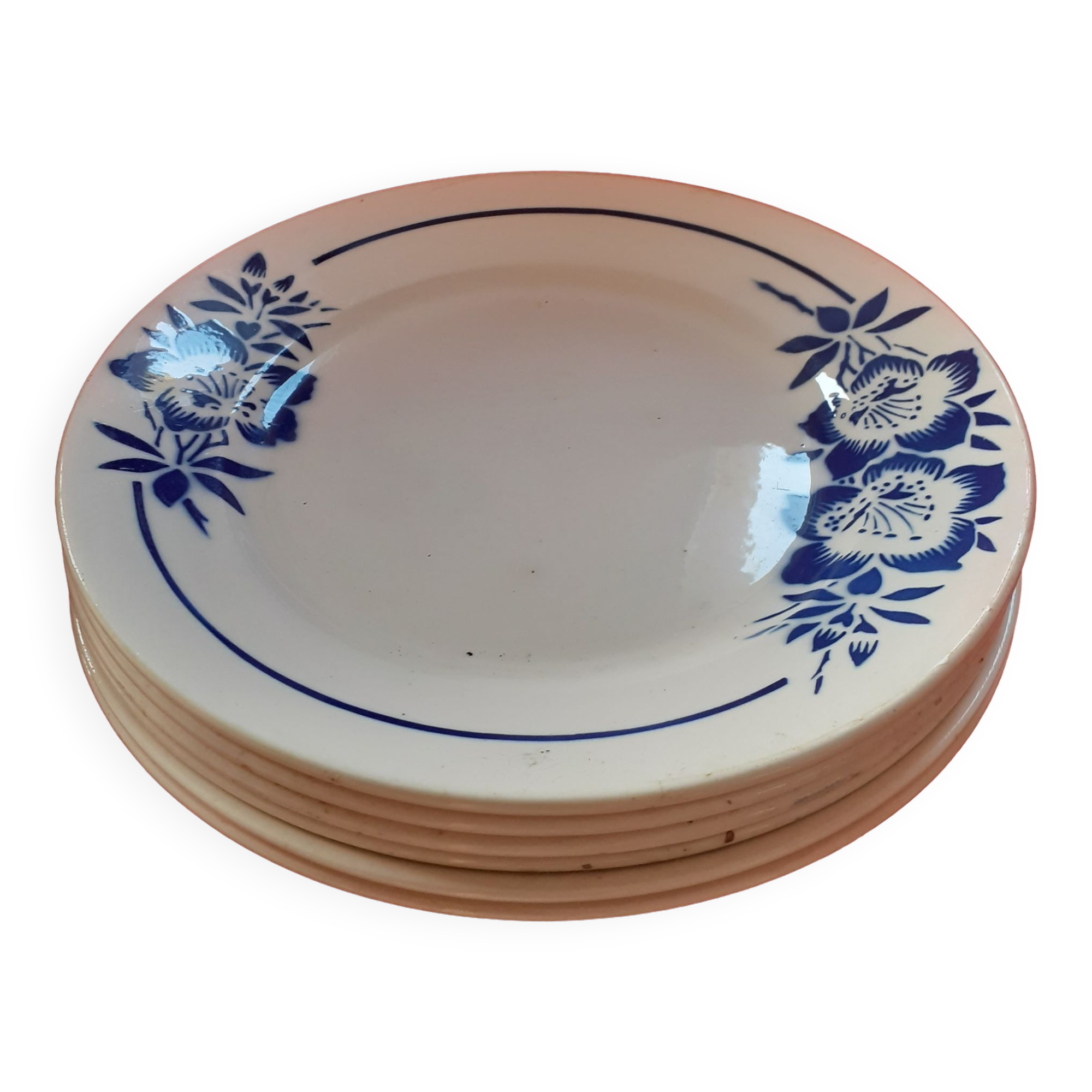 6 Badonviller flat plates France. Rabelais model.