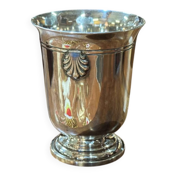 Silver-plated metal timbale ravinet d'enfert