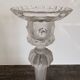 Pair of antique candlesticks Val Saint Lambert - Griffin model
