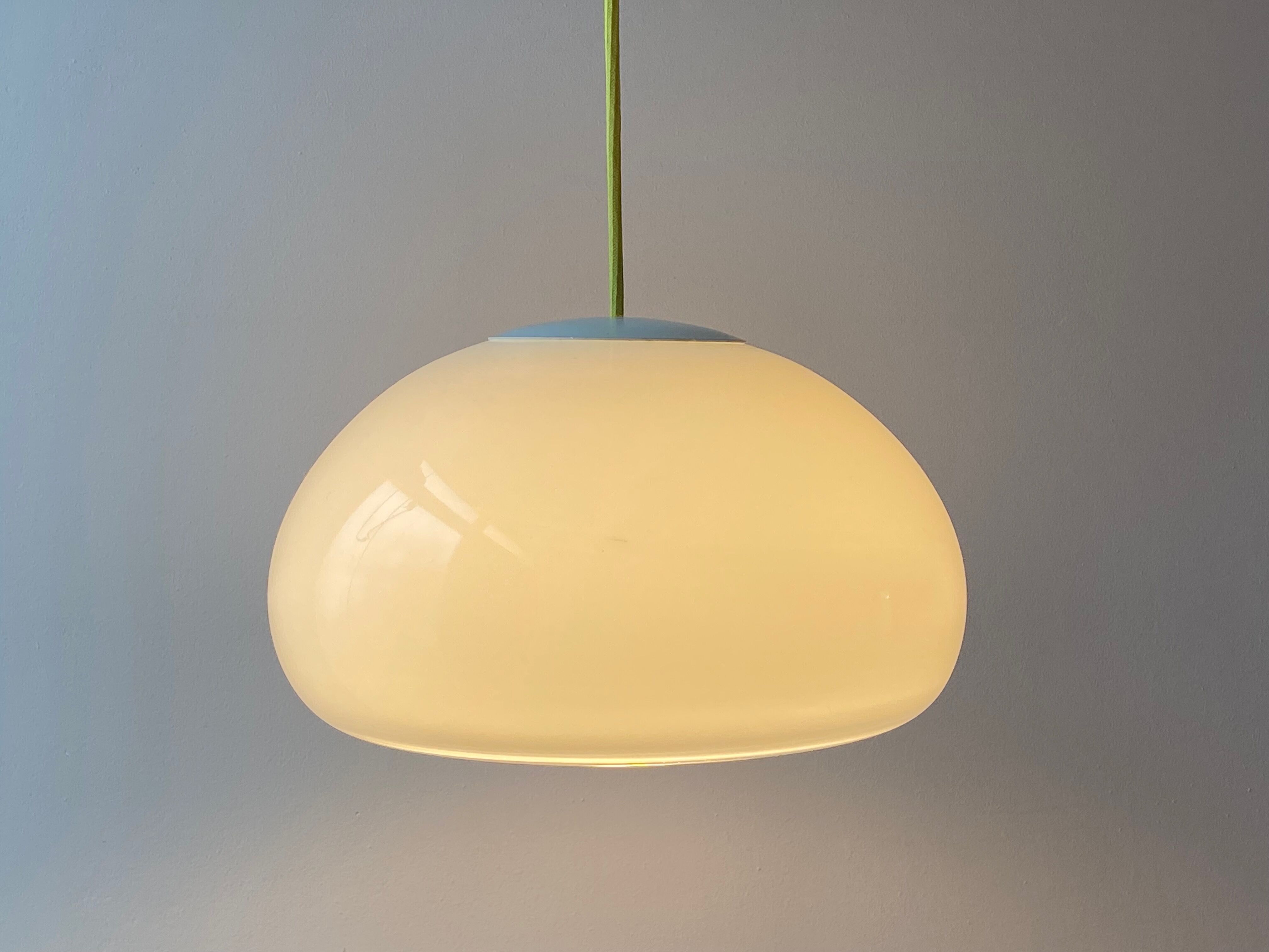 Suspension Holmegaard en verre Sunset par Per Lütken, 1980