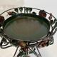 Art Nouveau wrought iron flower support