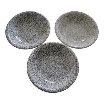 Set of 3 hollow plates Quadrifoglio
