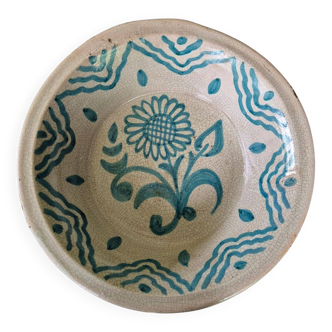 Old ceramic plate