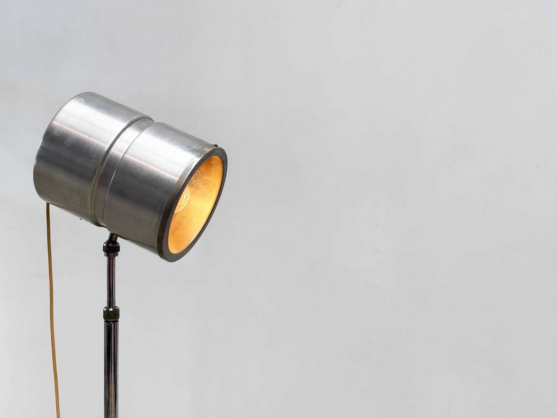 Chrome French floor lamp