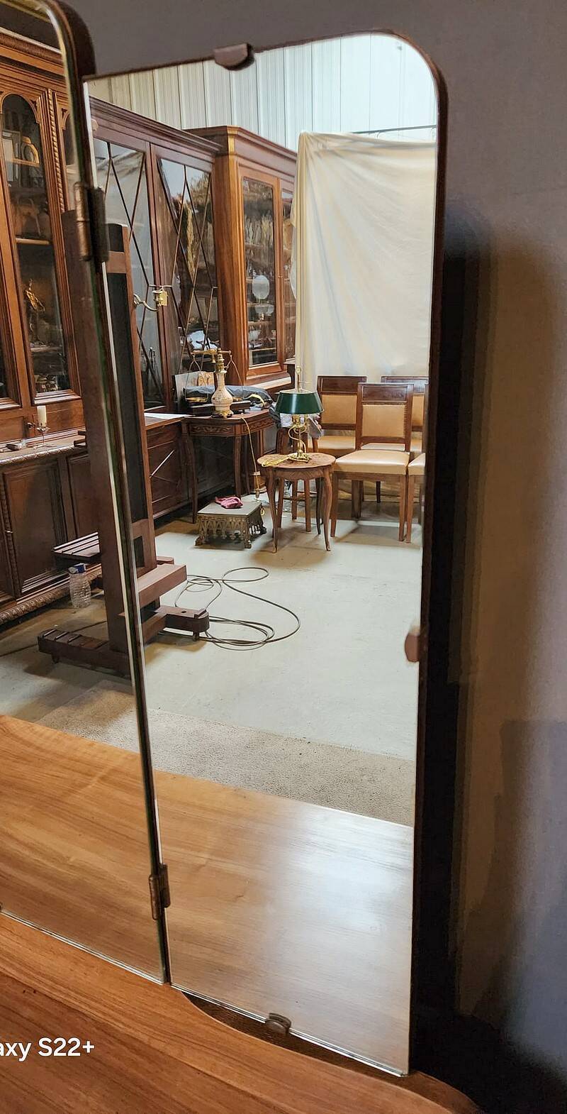 Walnut Veneer Hairdresser, Art Deco - 1930