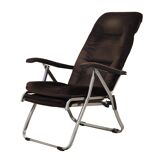 Fauteuil en velours marron, design danois, années 1970, production : Danemark