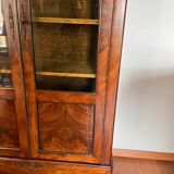 Louis Philippe style mahogany display cabinet