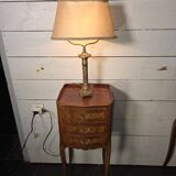 Empire style lamp in gilded bronze from the 19th century.