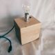 Lamp in solid oak